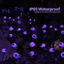 Solar Powered Halloween Eye Lights 4-Pack for Garden and Patio Decoration, Waterproof, 1/4\