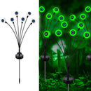 1-Pack Solar Powered Halloween Eye Lights for Garden and Patio Decoration, 1/4, Green