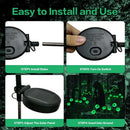 1-Pack Solar Powered Halloween Eye Lights for Garden and Patio Decoration, 1/4, Green