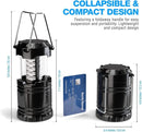 30 LED Camping Lantern, Waterproof Foldable Tent Light with Battery Power