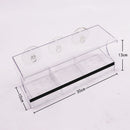 Automatic Transparent Bird Feeder (Acrylic) Size: 300*100*130mm Color: Transparent for Birds Balcony Mount (1pc)