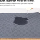 Waterproof Non-slip Washable & Reusable Guinea Pig Mat (Fabric) Size: 600mm*1200mm Color: Grey for Rabbits/Guinea Pigs (1pc)