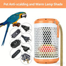 Heated Heating Lamp (ceramics) Size: 60*70mm Color: Black for Parrots (1pc)