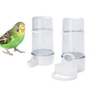 Automatic Water Dispenser (Plastic) 220ML Capacity Size: 130*85mm Color: Green/Transparent for Parrots (1pc)