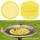 Bee Watering Tray (EVA) Size: Floating Color: Yellow Outdoor Use (1pc)