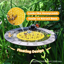 Bee Watering Tray (EVA) Size: Floating Color: Yellow Outdoor Use (1pc)