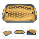 Waste Tray (Plastic) Size: 270mm*185mm*40mm Color: Green for Rabbits/Guinea Pigs (1pc)