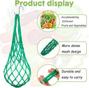 Hanging Feeding Net Bag (Nylon) Size: 570mm Color: Yellow for Parrots (2pc)