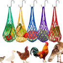 Hanging Feeding Net Bag (Nylon) Size: 570mm Color: Blue for Parrots (2pc)