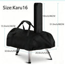 Premium 420D Waterproof Pizza Oven Cover with Carry Handles for Ooni Karu 16 Outdoor Pizza Oven