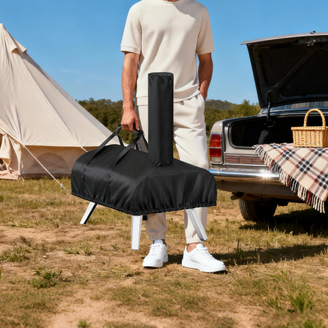 Premium 420D Waterproof Pizza Oven Cover with Carry Handles for Ooni Karu 16 Outdoor Pizza Oven