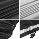 Rectangular Table Cover for Garden Furniture, UV Protection, Black, 150 x 130 x 90 cm