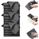 15 Pack Magic Cleaning Cloth, Reusable Cleaning Cloths for Windows, Kitchen, Glass and Cars, Black, 7.9 x 11.8 Inch