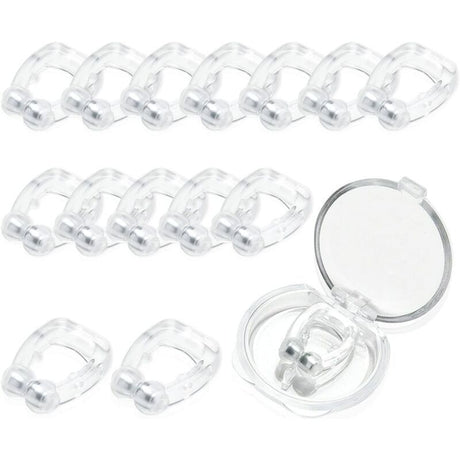 15 Pack Magnetic Anti Snoring Nasal Clip, Anti Snoring Device