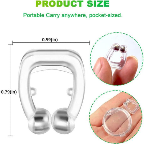 15 Pack Magnetic Anti Snoring Nasal Clip, Anti Snoring Device