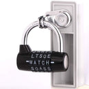 Combination Padlock, Waterproof Rustproof Code Lock, 5 Letter Padlock