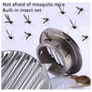 Round Ventilation Grille, Stainless Steel Vent Grille with Net, for 100 mm Opening