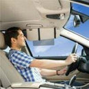 1 Piece Car Sun Visor Extension, Anti Glare UV Protection, Black