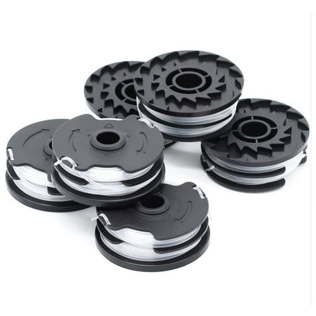 6 Pack Replacement Line Spool Compatible with LIDL Parkside PRTA 20 Li A1 B2 C3 PRT 550 A1 A3 PRT 300 A1, 2 x 4 m, 1.6 mm