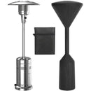 Gas Patio Heater Cover, Water Resistant Parasol Heater Cover, Black, 241 x 86 x 47 cm