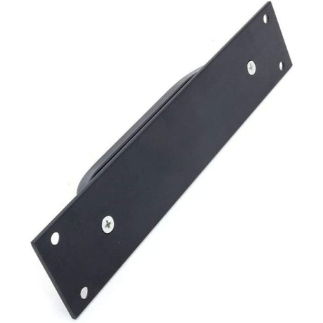2 Pack Sliding Door Handle, Aluminum Alloy Cabinet and Cupboard Handle, Black, 20 x 4 cm