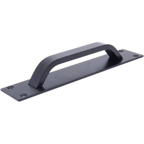 2 Pack Sliding Door Handle, Aluminum Alloy Cabinet and Cupboard Handle, Black, 20 x 4 cm