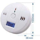 Smoke and Carbon Monoxide Detector Alarm, CO Sensor with LCD Display and Memory Function, Battery Operated