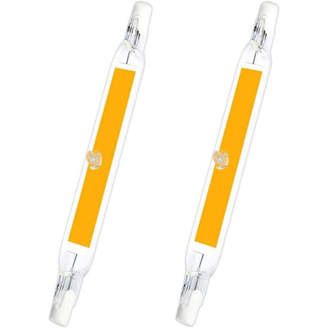 2 Pack R7S LED Bulb, J78 78 mm 5W 3000K Warm White 500LM, Non Dimmable, Replaces 40W 50W Halogen