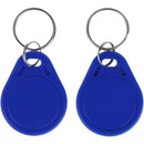 10 Pack RFID NFC Smart Key Tag, 13.56 MHz MF Classic 1K IC S50 Read Only, Blue