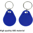 10 Pack RFID NFC Smart Key Tag, 13.56 MHz MF Classic 1K IC S50 Read Only, Blue