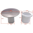 Shower Drain Stopper, Replacement Drain Cover, Chrome, 90 mm, 115 mm