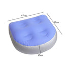 Inflatable Spa Cushion with 4 Suction Cups for Spas and Swimming Pools