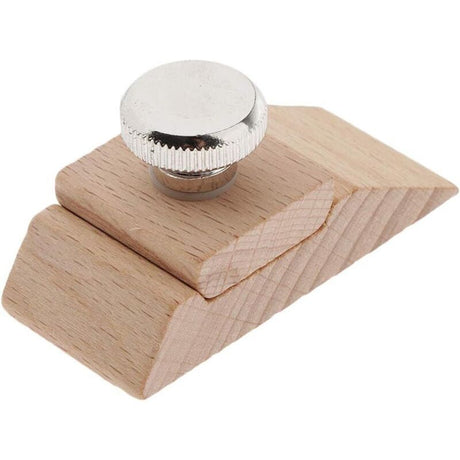 Wooden Sanding Block for Leather Craft, Handmade Abrasive Edge Polishing Tool