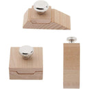Wooden Sanding Block for Leather Craft, Handmade Abrasive Edge Polishing Tool