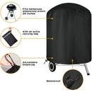 Barbecue Cover for Barbecue and Smoker, Black, 58 x 78 cm