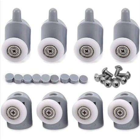 8 Pack Shower Door Roller Caster Wheel, 23 mm
