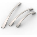 10 Pack Furniture Handles, Brushed Nickel Cupboard and Drawer Handles, 160 mm Hole Spacing