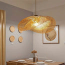 Wicker Hanging Lamp with E27 Base, 40 cm