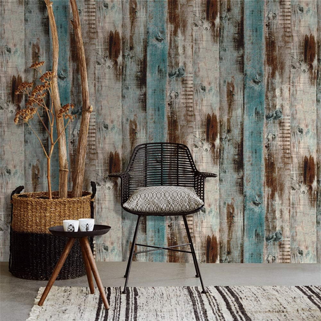 Self Adhesive Vinyl Wallpaper For Furniture Countertop Brown wood grainPattern Decorative Sticker,0.45*6M
