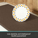 Brown Non-Slip Kitchen Mats , Easy Clean Stain Resistant Kitchen Rugs for Sink, Laundry, Office（44*120*0.8cm）