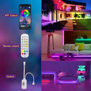 LED Strip Light 15M Bluetooth 5050 RGB 12V 270 LEDs with App Remote Controller