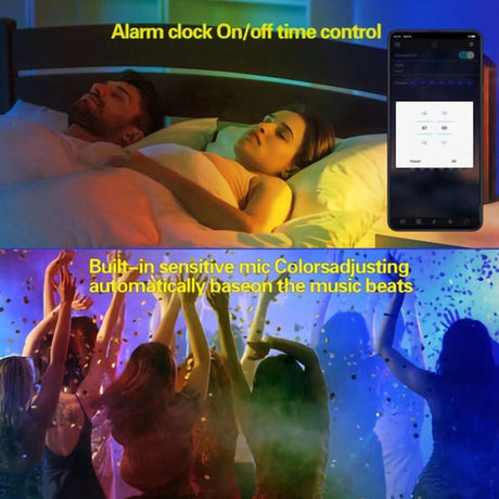 LED Strip Light 15M Bluetooth 5050 RGB 12V 270 LEDs with App Remote Controller