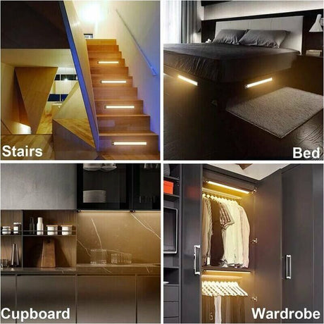 1 Piece LED Cupboard Lamp 3000K 220V Black