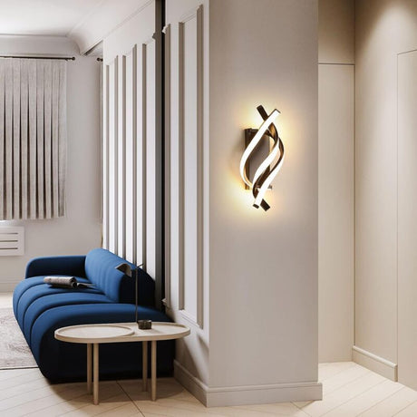 22W LED Wall Light Indoor Modern Metal Wall Lamp 1440LM for Bedroom Corridor Stairs