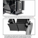 Heat Powered Wood Stove Fan 4 Blade Quiet Fireplace Fan for Pellet Stove