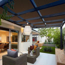 HDPE Shade Cloth with Eyelets for Garden Balcony Greenhouse Pergola, 4 x 4 m