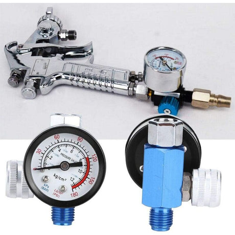 Air Pressure Regulator for Spray Gun Paint Gun, 1 Quarter Inch