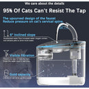 Automatic Cat Water Fountain 1.8L with USB Pump Carbon Filter and Smart Water Mode