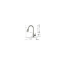 304 Stainless Steel Pull Out Kitchen Sink Mixer Faucet 360 Degree Rotatable