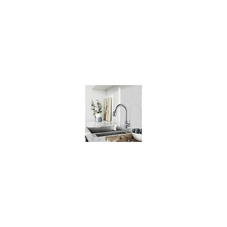 304 Stainless Steel Pull Out Kitchen Sink Mixer Faucet 360 Degree Rotatable